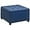 Blue, variant on FASCK Fabric Tufted Square Storage Ottoman with Flip Top Seat Lid, Metal Hinge and Stable Eucalyptus Wood Frame for Living Room, Entryway, or Bedroom, Beige