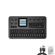 Portable FM Synthesizer Keyboard, 27-Key Mini Digital Music Synth with 6-Operator FM Sound Engine, 128 Presets, MIDI USB Bluetooth Connectivity, Effects & Sequencer for Music Creation