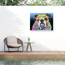 Dean Russo 'The Bulldog' Outdoor All-Weather Wall Decor