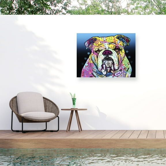Dean Russo 'The Bulldog' Outdoor All-Weather Wall Decor
