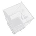 thumbnail image 2 of Folding Laundry Basket Laundry Hamper with Carry Handles Foldable Clothes Hamper White 33cmx33cmx66cm, 2 of 9