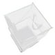 thumbnail image 2 of Cesta de lavandería plegable, cesto de malla para ropa sucia con asas, para ropa sucia Blanco 33cmx33cmx66cm, 2 of 9