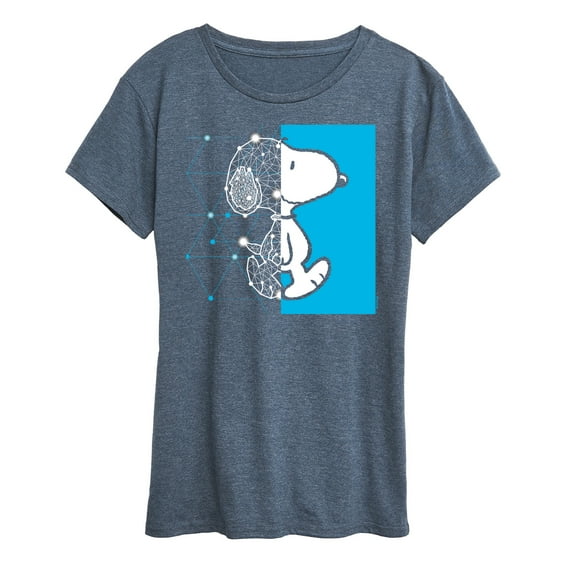 Peanuts - Snoopy Wire Frame - Women's Short Sleeve Graphic T-Shirt