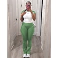 thumbnail image 2 of Summer Two Piece Outfits for Women Casual Sweat Sets Green XXL, 2 of 4