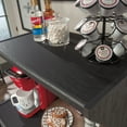 thumbnail image 5 of Sauder Microwave Kitchen Cart, Raven Oak Finish, 5 of 14