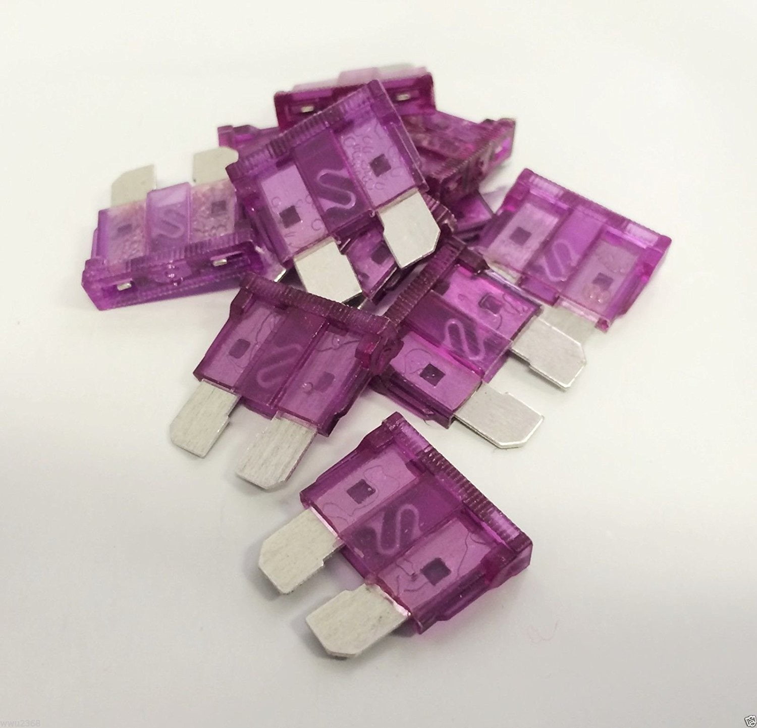 5 Pcs Purple 3 Amp ATC/ATO Blade Fuse, 5 Pcs Purple 3 Amp ATC/ATO Blade Fuse By WennoW Walmart