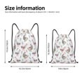 thumbnail image 2 of Fotbe Funny Chicken Bolsa Mochila con Cordón Estampada, Bolsa de Gimnasio Deportiva, Bolsa Cinch, Bolsa con Cordón para Hombres y Mujeres-Small, 2 of 6