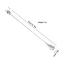 thumbnail image 1 of KLP 1pcs Creative Personalized Design Bar Spoon, To Life Bier, 304 Stainless Steel Cocktail Milk Tea Stirring Spoon - Silver A 40cm, 1 of 6