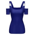 thumbnail image 2 of Fridja A Strapless Metallic Top With Short Sleeves For Fashionable Ladies, 2 of 3