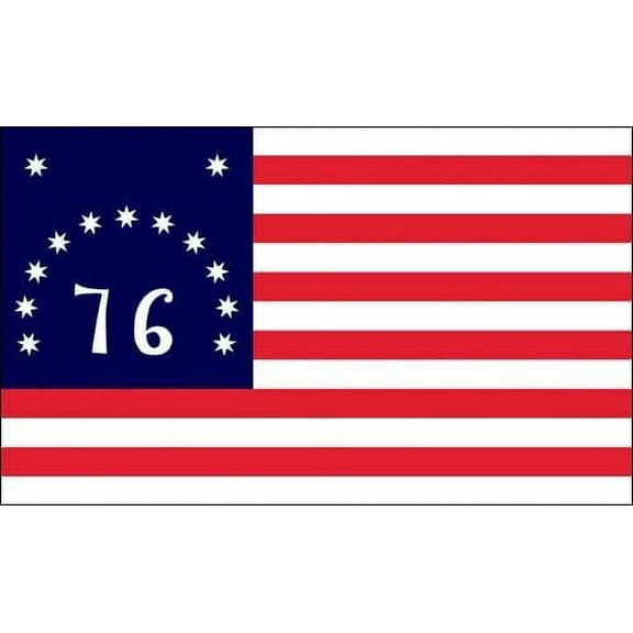 Bennington Historic 76 Flag 3M Reflective sticker| revolutionary war decal