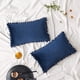thumbnail image 1 of 2 fundas de almohada con forma de bola de color sólido - azul oscuro 30*50 Xemadio LRWJ223-8, 1 of 6