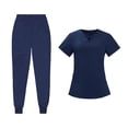 thumbnail image 2 of Conjunto de Uniformes de Enfermería para Mujer, Uniforme de Enfermeras, Pantalones Ajustados de Manga Corta, Ropa de Trabajo para , Gestió SG Salvador  uniforme de mujer, 2 of 6