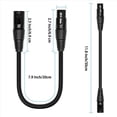 thumbnail image 4 of 5X Cable de Audio XLR Macho de 3 A XLR Hembra de 5 Y XLR Hembra de 3 A XLR Macho de 5 , para MicróFono DMX Luz de Escenario, 4 of 5