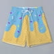 thumbnail image 5 of WILLBEST Shorts para Hombre. Shorts de Tabla para Hombre para Nadar En La Playa y Hacer Ejercicio. Diseño Elegante con Cordones y Estampado de Hielo Derretido para Cualquier Temporada. 2139, 5 of 5