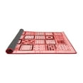 thumbnail image 2 of Ahgly Company Indoor Square Abstract Red Contemporary Area Rugs, 6' Square, 2 of 4