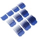 thumbnail image 1 of Guías de peines para cortadora de cabello, 10 piezas Guías de peines para cortadora de cabello Guías de peines profesionales de corte azul para peluquero recortador, 1 of 5