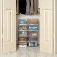 thumbnail image 3 of IRIS USA 6 Qt. Plastic Storage Bins with Lids, Clear, Stackable Totes, Containers, 3 of 9