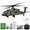 3 Battery, variant on WL K170 RC Helicopter, 1:28 Scale BK Hawk UH-60L 4CH Flybarless Remote Control Helicopter Model with Brushless Motor & Altitude Hold , for Adults & Beginners