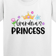 thumbnail image 4 of Inktastic Grandma's Princess Crown and Flowers Youth T-Shirt, 4 of 5