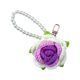 thumbnail image 1 of Llavero con forma de rosa, elegante y creativo, ideal para bolso, mochila y familia. Púrpura degradado, 1 of 9