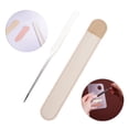 thumbnail image 2 of Spatule de Fondation Palette Bâton 304 Acier Inoxydable Cuillère Mélange Art Palette Colle Ensemble Ongle, 2 of 5