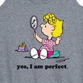 thumbnail image 3 of Peanuts - Yes I Am Perfect Sally - Women's Racerback Tank Top, 3 of 6