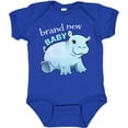 thumbnail image 3 of Inktastic Brand New Baby Cute Baby Hippo Boys or Girls Baby Bodysuit, 3 of 5