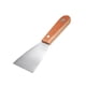 thumbnail image 4 of Uxcell 3" Cr-V Steel Flexible Broad Tip with Wood Handle Putty Taping Paint Scraper 3 Pack, 4 of 5