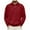 z-Red295, variant on VNKIDY Mens Fashion Casual Solid Color Button Long Sleeve Tops Polo Shirt Athletic Classic Work Basic Collared Pullover Shirts Soft Top XL