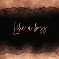 thumbnail image 2 of Bawden, Angela 12x12 Gold Ornate Wood Framed with Double Matting Museum Art Print Titled - Like A Boss, 2 of 4