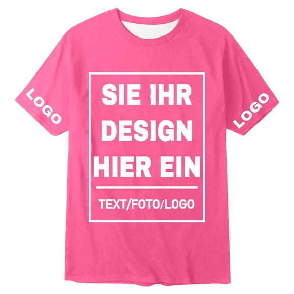 Men's Summer Short Sleeve T Shirt DIY Custom Tee for Everyday Casual Wear - Relaxed Fit Top with Graphic Print and Versatile Styling