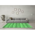 thumbnail image 3 of Ahgly Company Indoor Rectangle Abstract Emerald Green Modern Area Rugs, 2' x 4', 3 of 4
