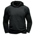 thumbnail image 3 of Futezty Men Round Neck Hoodie Long Sleeve Outdoor Lightweight, 3 of 5