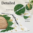 thumbnail image 2 of Green Christmas Pillow Covers, Linen Long Throw Pillow Case, Xmas Tree Snowflake Stars Winter Holiday Pillow Protector Decorative Cushion Cover for Living Room/Bedroom 20" x 36", 2 of 8
