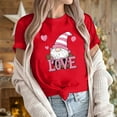 thumbnail image 7 of VKOYWKM Valentines Day Heart Tshirt for Women Cute Love Heart Graphic Tees Valentine Gift Top Short Sleeve Casual Crew Neck Holiday Tshirts, 7 of 7