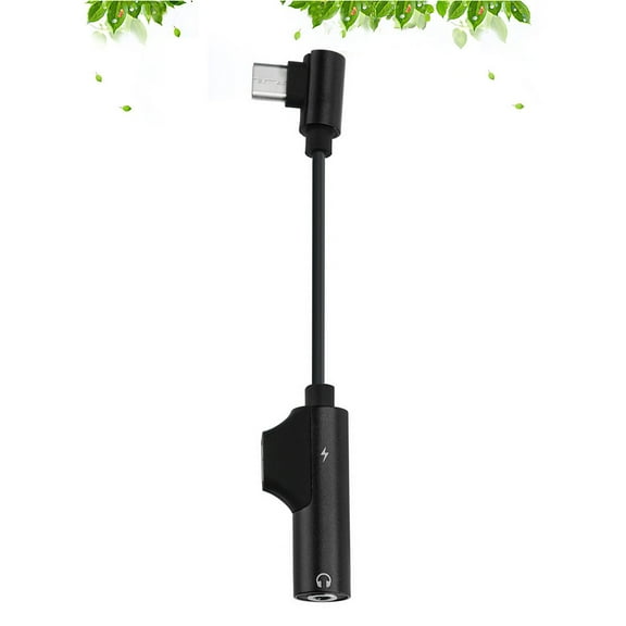 unbranded 2 PCS USB to USB C Adapter Charging Converter Black