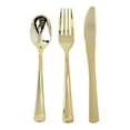 thumbnail image 3 of Balsa Circle 25 Pieces Gold Plastic Spoons Party Buffet Tableware Food Display, 3 of 5