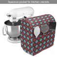 thumbnail image 2 of Geometrical Stand Mixer Cover, Abstract Concept Red and Blue Dotted Stars Ornaments in Repeating Style, Kitchen Appliance Organizer Bag Cover with Pockets, 5 Quarts, Multicolor, by Ambesonne, 2 of 4
