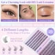 thumbnail image 3 of Kit de extensiones Eyelash Clusters wtvane Wispy Natural 144 piezas, 3 of 7