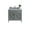 Gray, variant on 36-Inch Gray Cabinet Single Sink With White Stripes Counter Top - Laviva