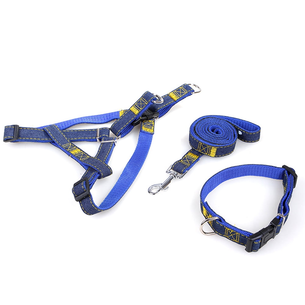 collar leash harness set