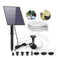 thumbnail image 1 of 3.5W Solar Fountain Pump DIY Solar Panel Fountain With 4.9FT Water Pipe Pump For Bird Bath Garden Decoration Pets Drinking Pon ,Multi-Install Methods, 1 of 5