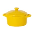 thumbnail image 2 of Vacemry Mini Ceramic Casserole Dish With Lid, Round Baking Bowl With Handles, Ceramic Soup Bowl For Oven Microwave Safe, Small Baking Dish For Kitchen Dining Table Countertop Decor, 2 of 7