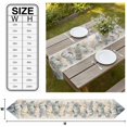 thumbnail image 3 of Vintage Pumpkins Fall Table Runner Linen Burlap Table Runner 70 Inches Long Thanksgiving Coastal Botanical Rustic Dresser Scarves for Kitchen Island Coffee Dining Room Party Holiday 13"x70", 3 of 8