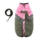 thumbnail image 1 of Abrigos para perros para clima frío, ropa con cremallera, acolchados, cálidos y con cinturón de tracción, disfraces Verde oscuro, 1 of 8