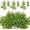 Light Green, variant on 24 Pieces Christmas Tree Decorations - 12pcs Artificial Glitter Berries Stems and 12pcs Glitter Cedar Leaves for Christmas Tree Decor Wreath Making Vase Filler DIY Crafts