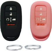 Silicone Smart Remote Key fob Cover case Compatible with 2022 Honda Civic Accord.Part Number：72147-T20-A11（5 Buttons）
