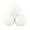White, variant on BallsFHK Sheep 6-Pack Premium Wool Dryer Balls Reusable Natural Fabric Softener 7CM