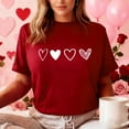 thumbnail image 5 of Goodtrade8 Valentines Womens Shirts Plus Size Love Women Valentine's Day Graphic for Girlfriend Short Sleeve Pullover Tops for Women, 5 of 6