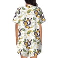 thumbnail image 3 of Bixox Women's Snake And Moon Printed Pajama Set 2 Piece Lounge Set Top and Shorts Soft Pajamas, Shorts with Pockets, 3 of 7